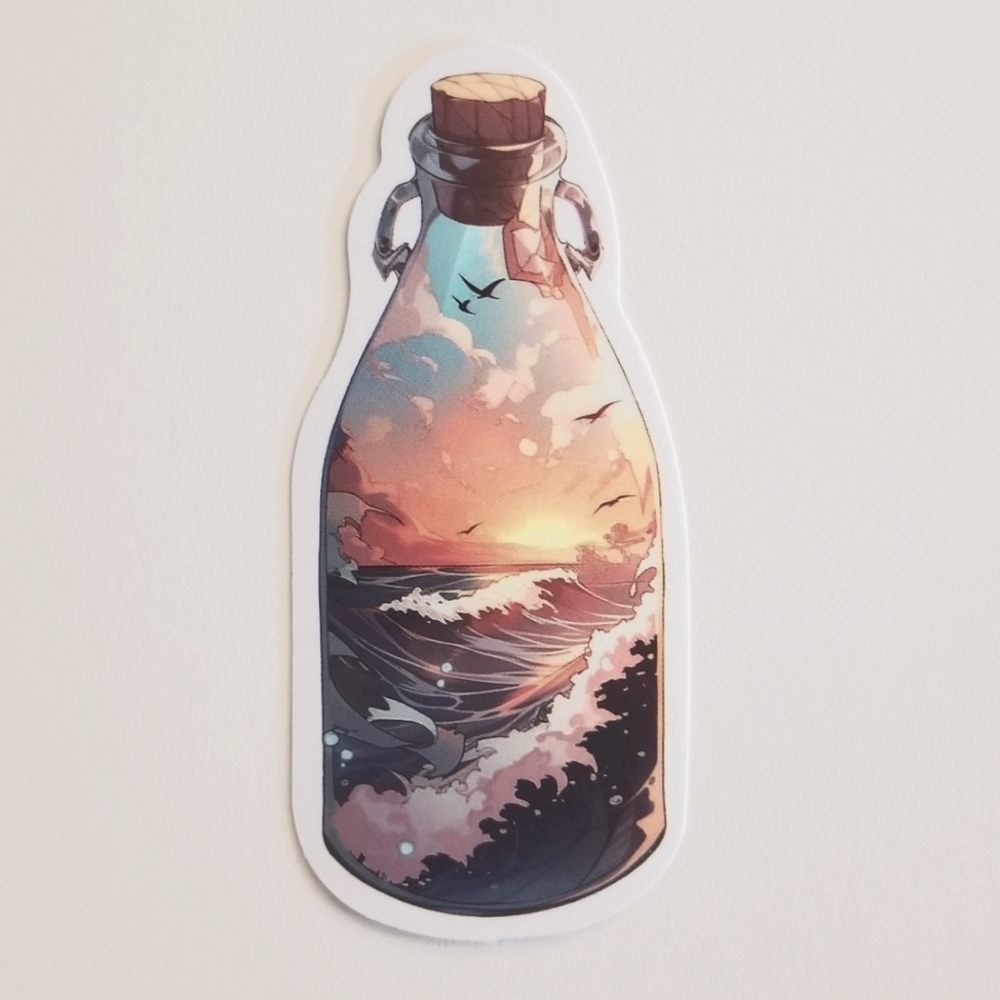 10/$10 Ocean & Sky Aesthetic Sticker